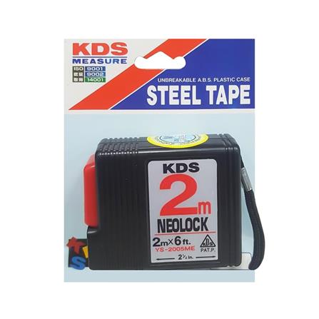 ตลับเมตร KDS NEOLOCK 2 ม. สีดำ_1