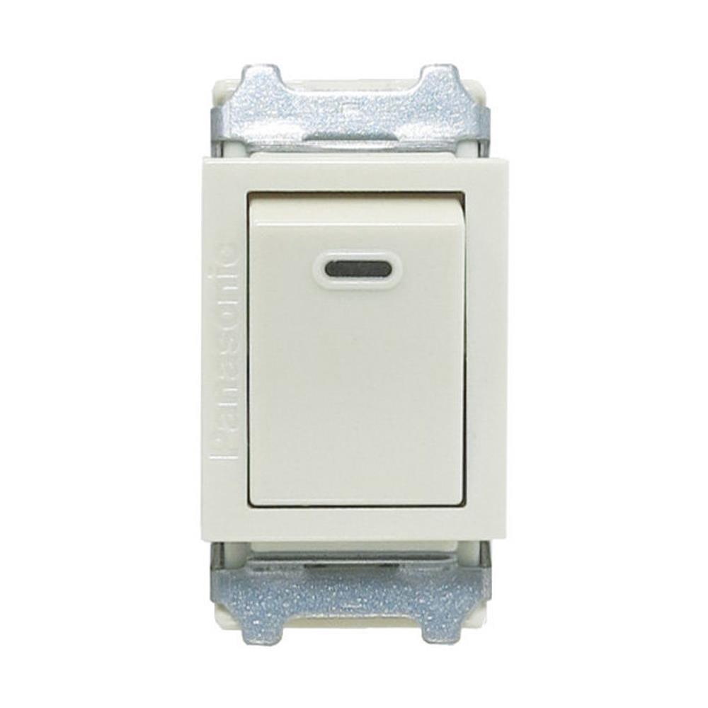 สวิตช์ 1 ทาง PANASONIC WNG 5001-701 ขนาด 1 ช่อง สีขาว