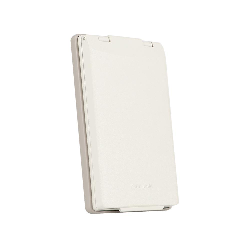 หน้ากากกันน้ำ PANASONIC 2ช่อง WN7902-8 สีเทา