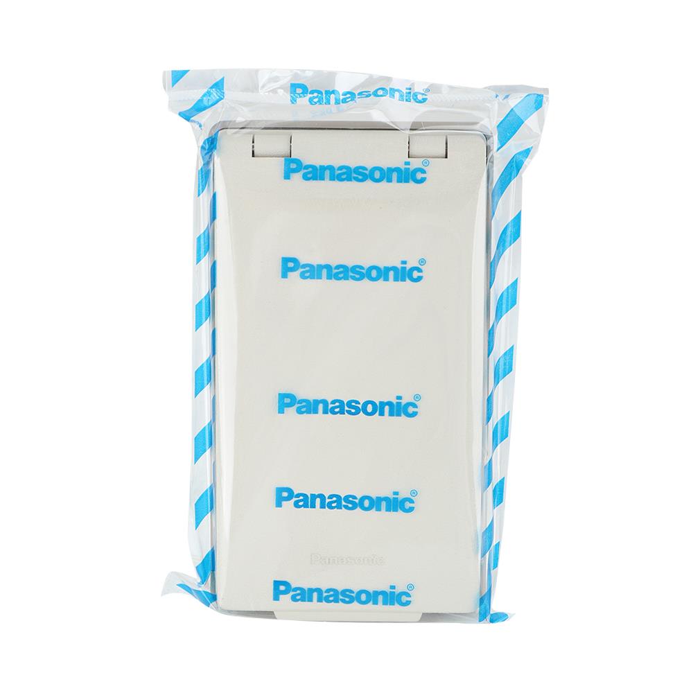 หน้ากากกันน้ำ 3 ช่อง PANASONIC WN 7903-8 สีเทา