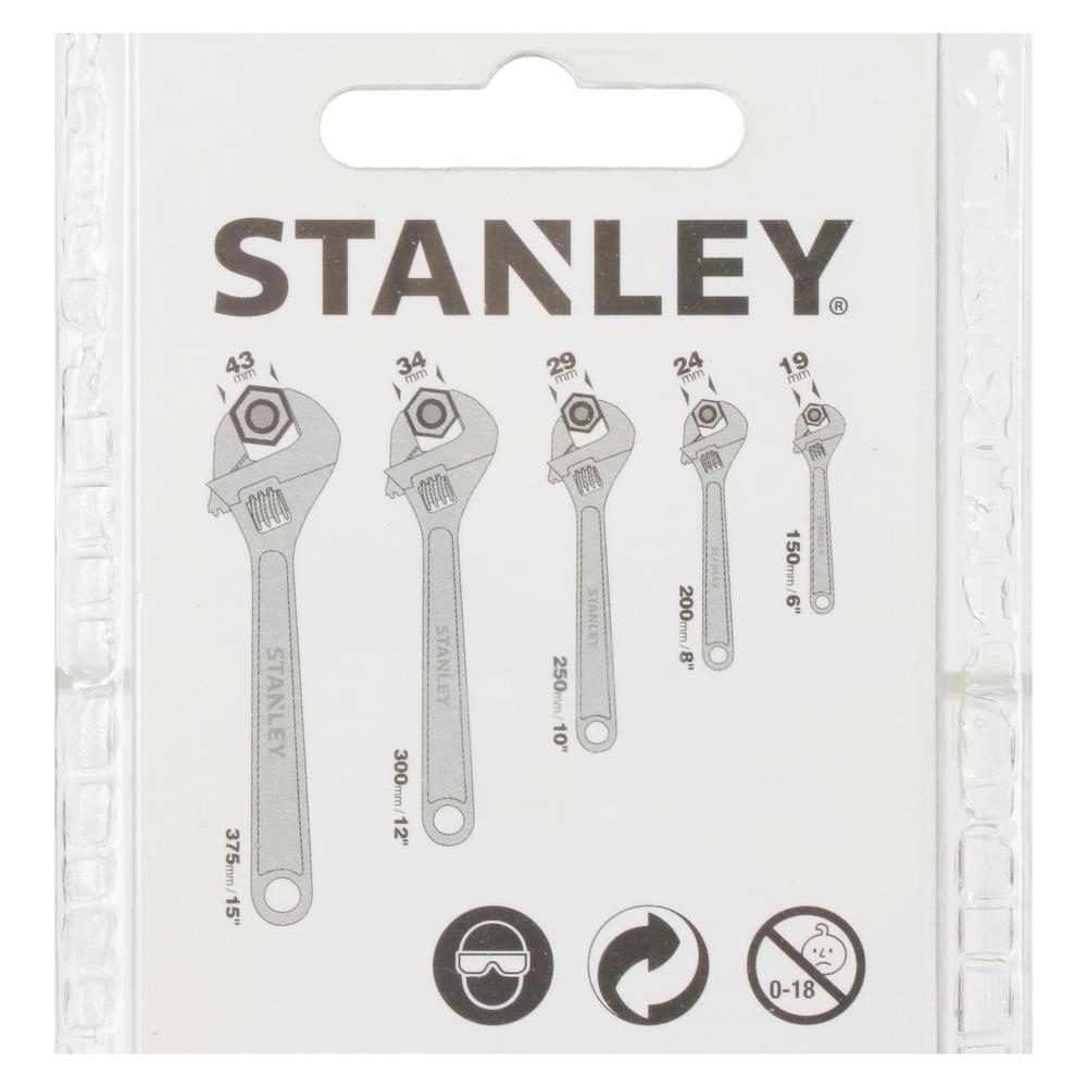 ประแจเลื่อน STANLEY 87-432 8 นิ้ว