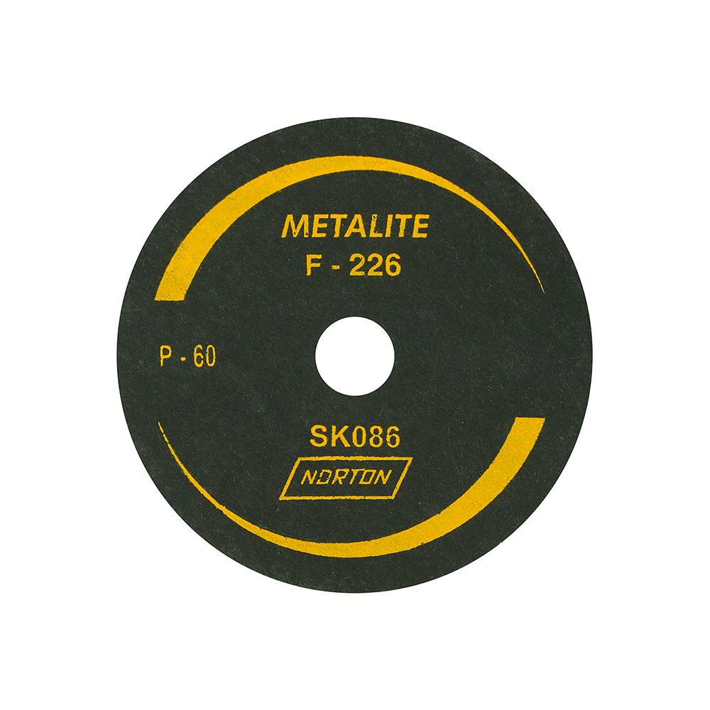 กระดาษทรายกลม เบอร์ 60 NORTON 4 นิ้ว