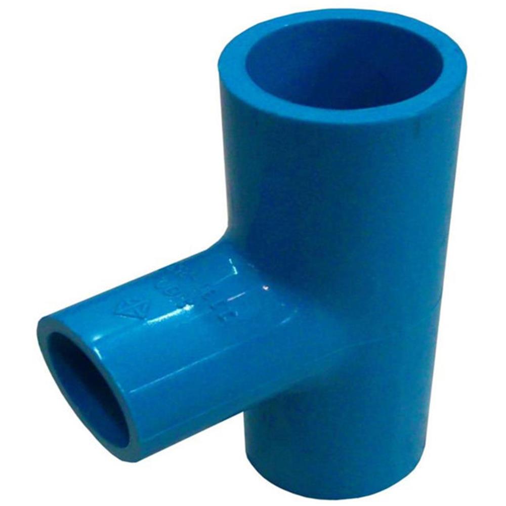 สามทางลด 90 องศา ท่อน้ำไทย 1"x1/2" สีฟ้า