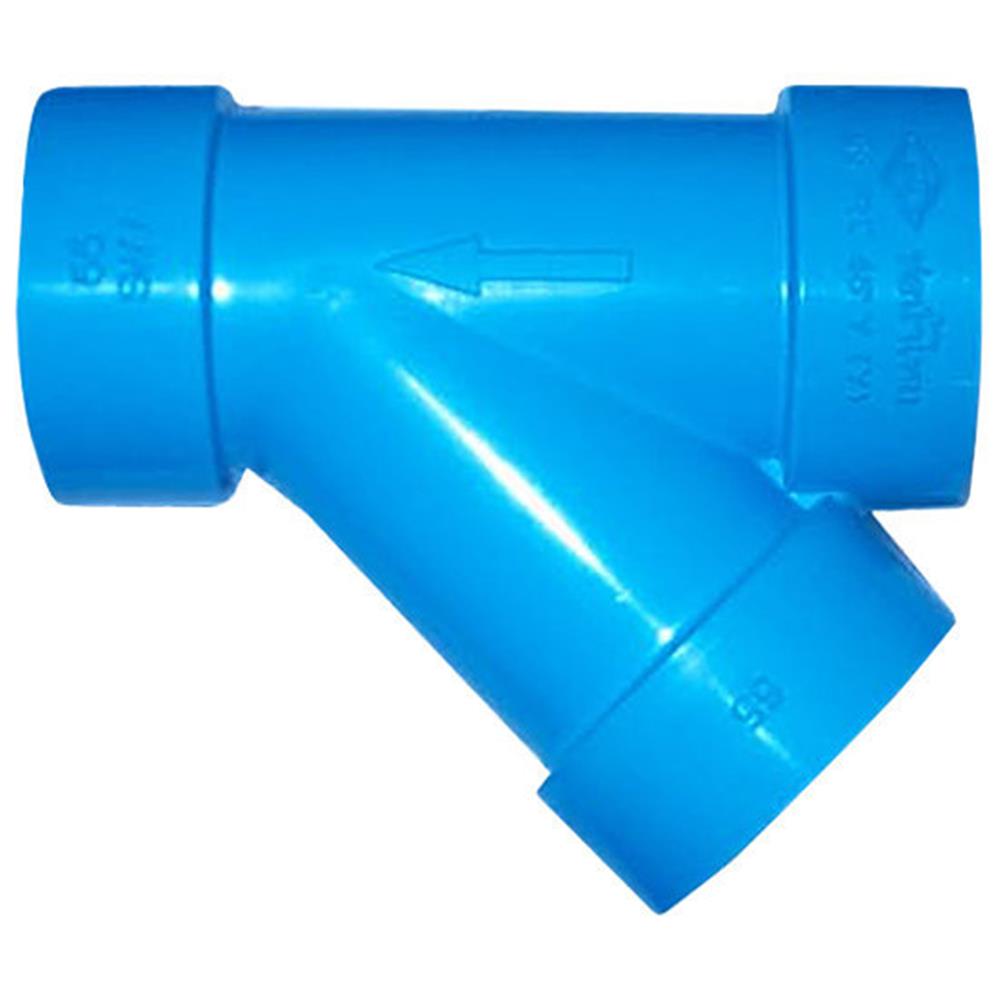 สามทางวาย 45 องศา ท่อน้ำไทย 2" สีฟ้า