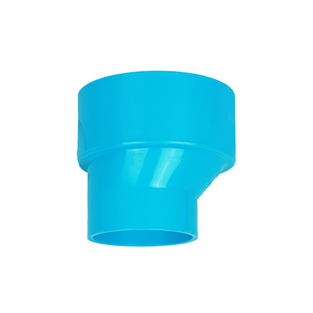 ข้อต่อลดบาง PVC ท่อน้ำไทย 3X2 นิ้ว สีฟ้า