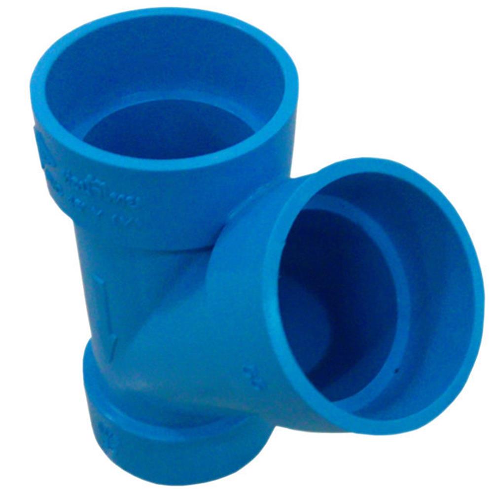 สามทางวาย 45 องศา ท่อน้ำไทย 3" สีฟ้า