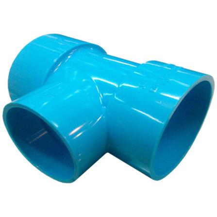 สามทางบางลด 90 องศา ท่อน้ำไทย 4"x2" สีฟ้า