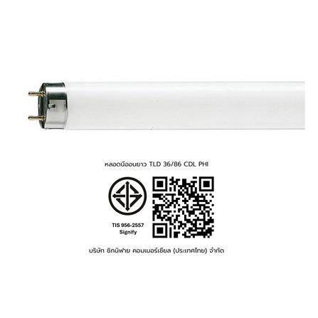 หลอดนีออนยาว PHILIPS TLD 36/86 36 วัตต์ DAYLIGHT_1