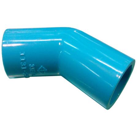 ข้องอ 45 องศา ท่อน้ำไทย 2" สีฟ้า