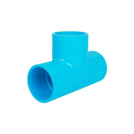 ข้อต่อสามทาง 90 องศา ท่อน้ำไทย 3 นิ้ว สีฟ้า_0