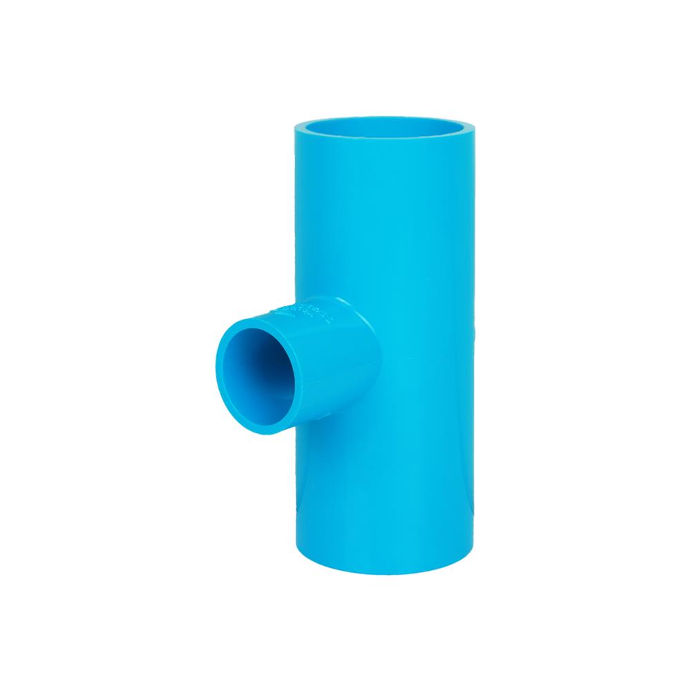 สามทางลด 90 องศา ท่อน้ำไทย 2"x1" สีฟ้า
