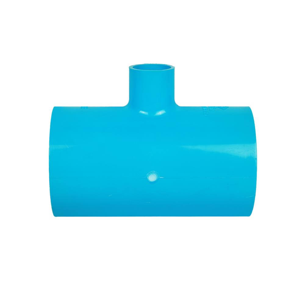 ข้อต่อสามทางลด 90 องศา ท่อน้ำไทย 3X2 นิ้ว สีฟ้า