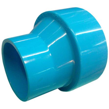 ข้อต่อลดบาง PVC ท่อน้ำไทย 4X3 นิ้ว สีฟ้า