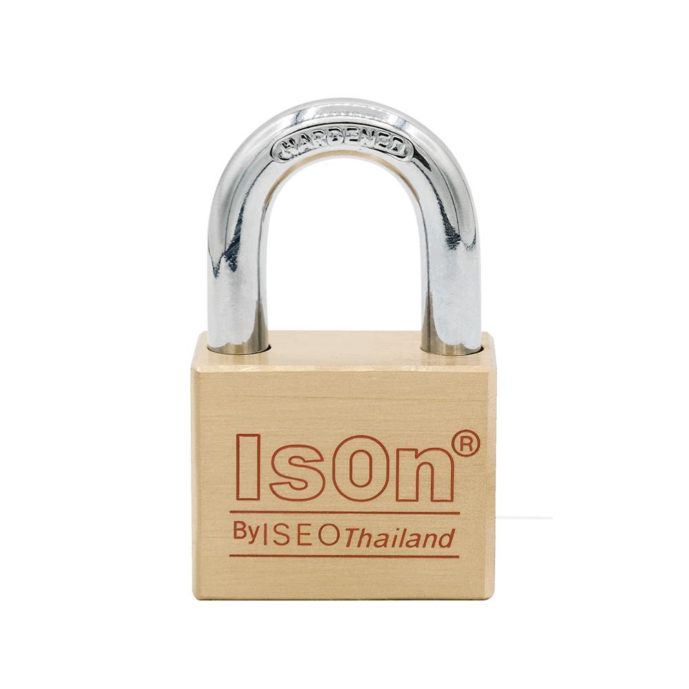 กุญแจมาสเตอร์คีย์ ISON 450 40 มม. สีทองเหลืองขัดเงา (ชุด 5 ตัว)