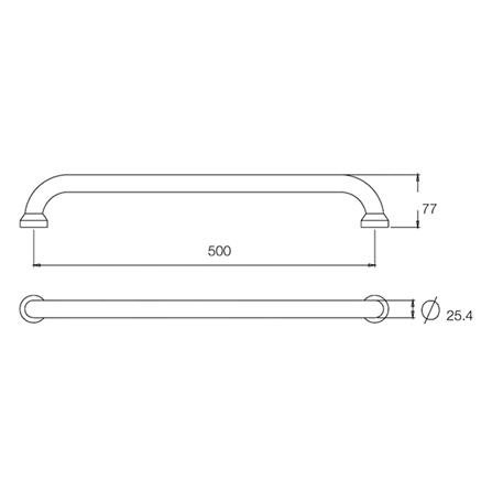 ราวมือจับกันลื่น ขนาด 50 ซม. WS GB-3207-50_1