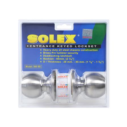 ลูกบิดทั่วไป SOLEX 500 SS หัวกลม สีสเตนเลส_4