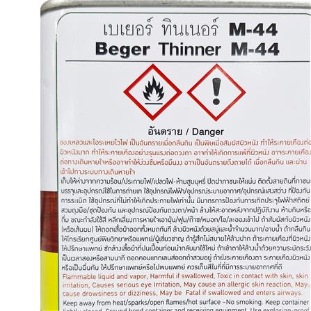 ทินเนอร์ BEGER B52 M44 1 แกลลอน_2