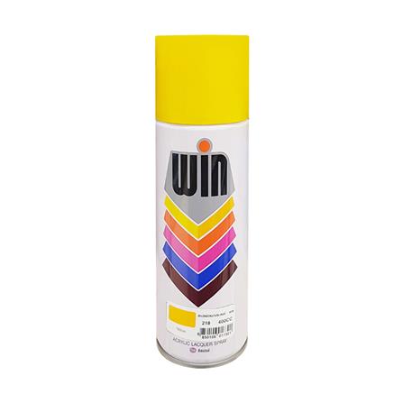 สีสเปรย์ WIN 218 YELLOW 400 ซีซี