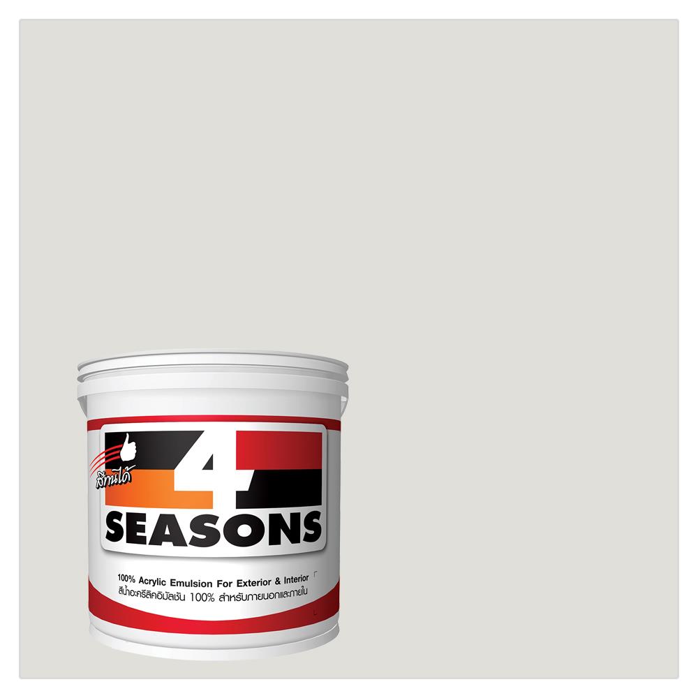 สีน้ำทาภายนอก TOA 4 SEASONS A5001 สีเทา ด้าน 5 แกลลอน