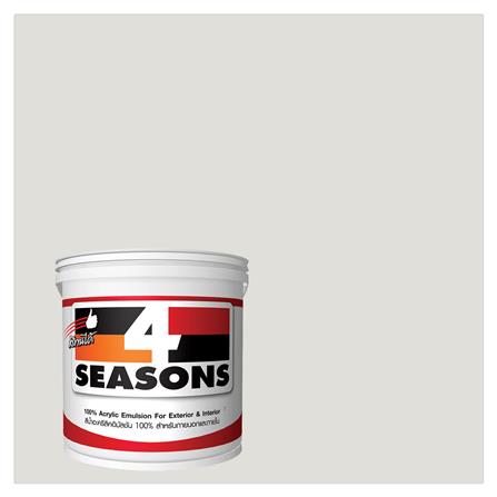สีน้ำทาภายนอก TOA 4 SEASONS A5001 สีเทา ด้าน 5 แกลลอน_0