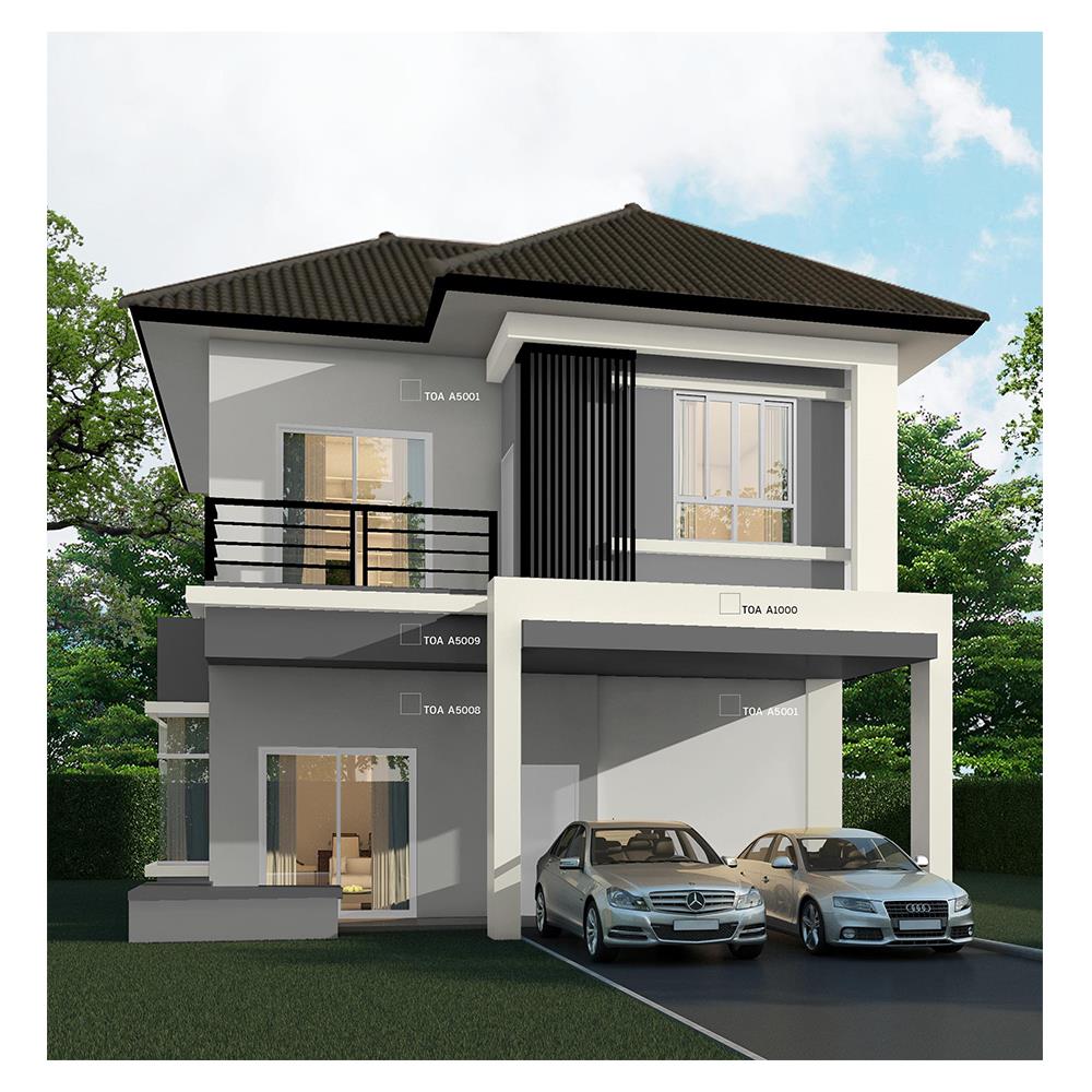 สีน้ำทาภายนอก TOA 4 SEASONS สีขาว #A1000 ด้าน 1 แกลลอน