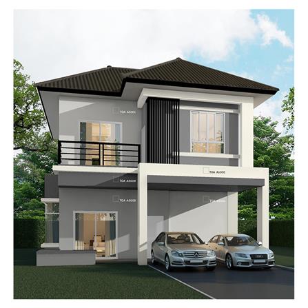 สีน้ำทาภายนอก TOA 4 SEASONS สีขาว #A1000 ด้าน 1 แกลลอน_1