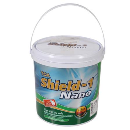 สีน้ำทาภายใน ชนิดด้าน TOA SHIELD-1 NANO E100 1 แกลลอน_0