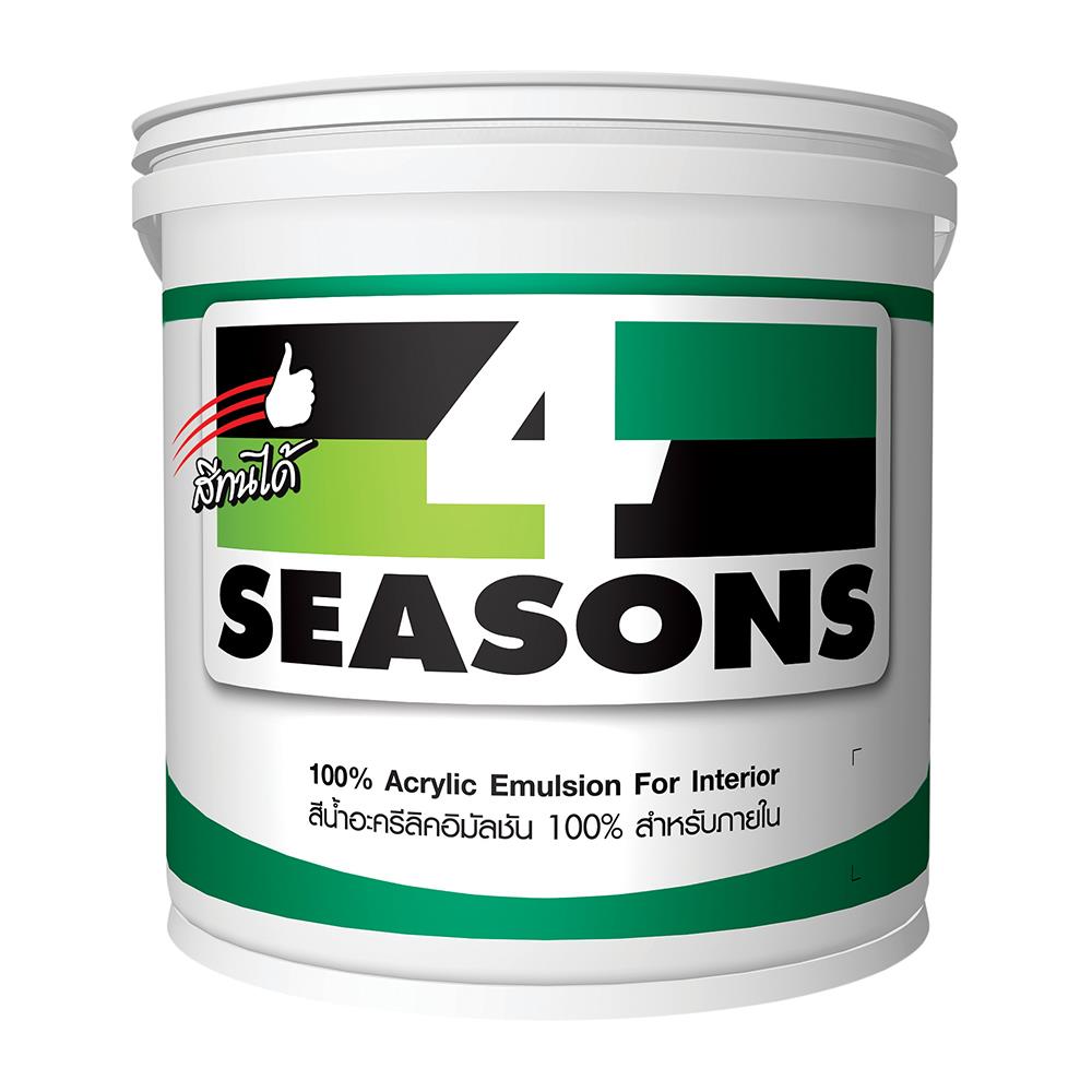 สีน้ำทาภายใน TOA 4 SEASONS สีครีม #A2001 ด้าน 5 แกลลอน