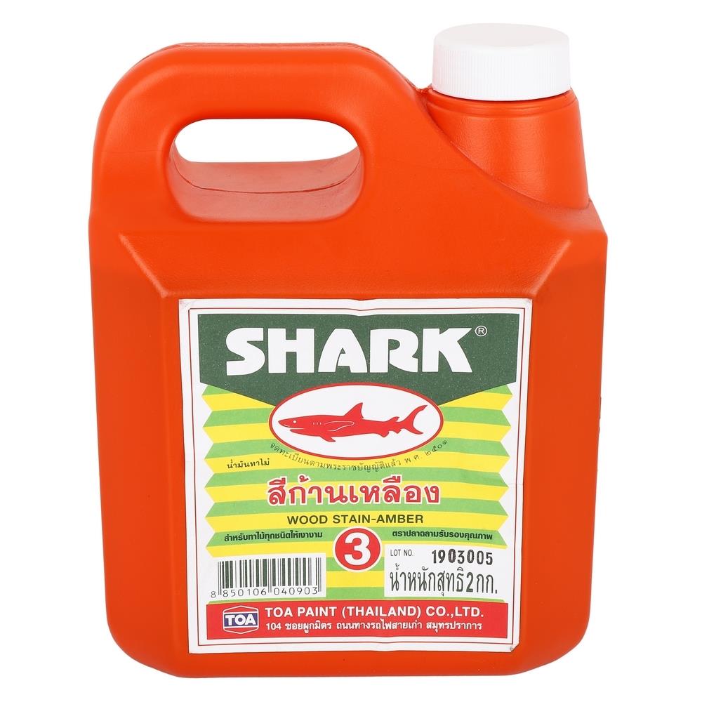 เชลแล็กทาไม้ TOA SHARKS SHELLAC เบอร์ 3 1 แกลลอน