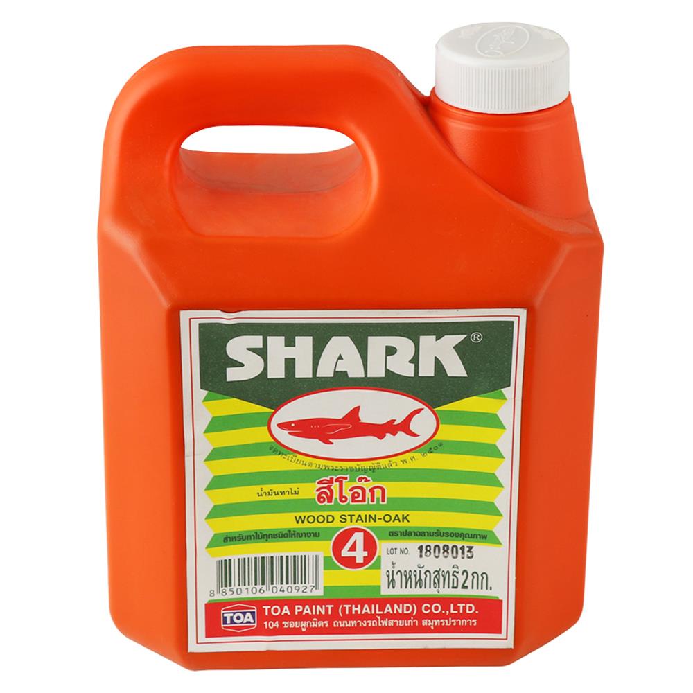 เชลแล็กทาไม้ TOA SHARKS SHELLAC เบอร์ 4 1 แกลลอน