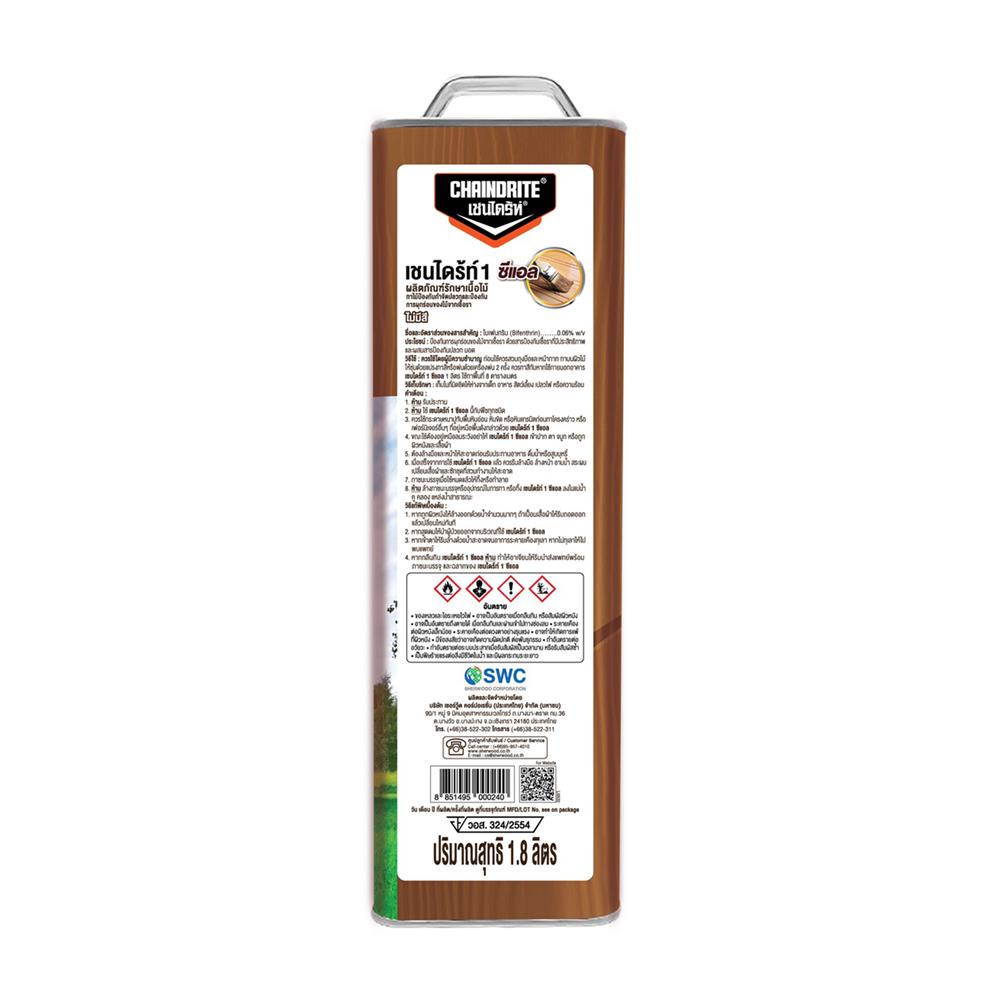 WOOD PRESERVATIVE CHAINDRITE 1.8L CLEAR