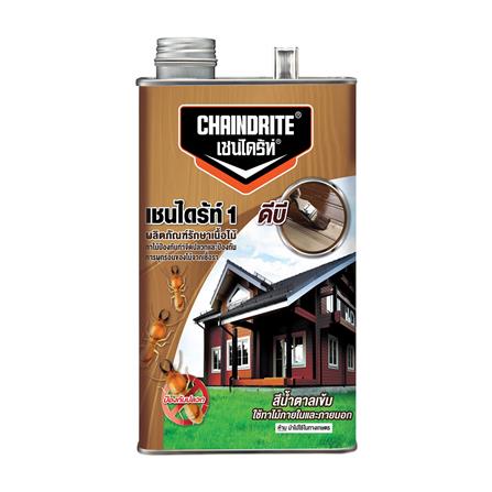 WOOD PRESERVATIVE CHAINDRITE 5L DARK BROWN