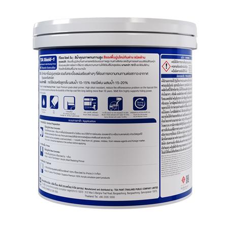 สีรองพื้นปูนใหม่ ชนิดด้าน TOA SHIELD-1 1 แกลลอน_1