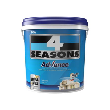 สีรองพื้นปูนใหม่กันด่าง TOA 4 SEASONS ADVANCE A1111 ด้าน 5 แกลลอน