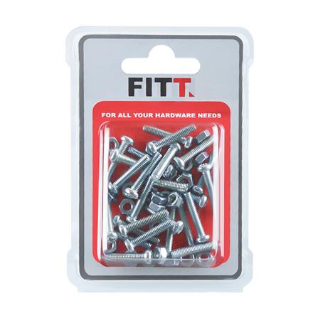 สกรูเกลียวมิลน็อต JP 4X20 มม. 25 ตัว_1