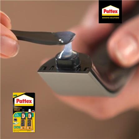 กาวอีพ็อกซี่แห้งเร็ว PATTEX NO.23 15 มล. สีใส_4