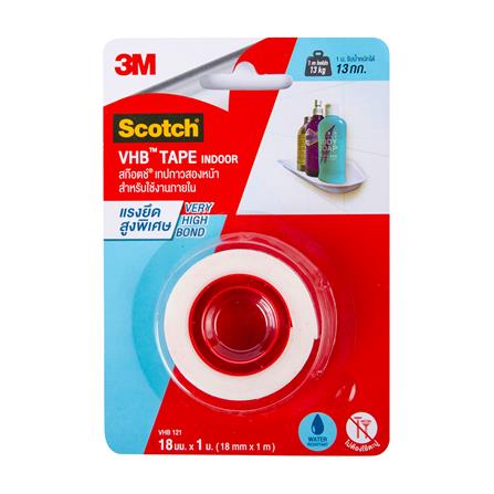แผ่นเทปกาว 2 หน้า แรงยึดสูง 3M 18 มม. x 1 ม._0