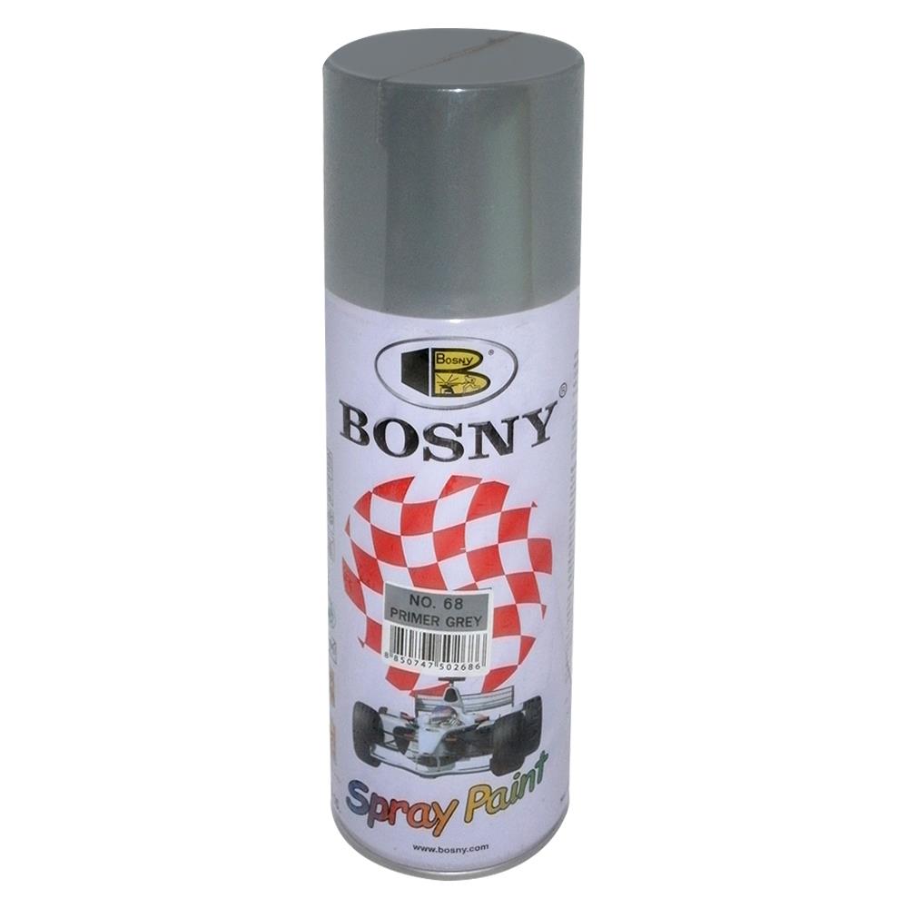 สีสเปรย์ BOSNY 68 สี PRIMER GREY 400 ซีซี