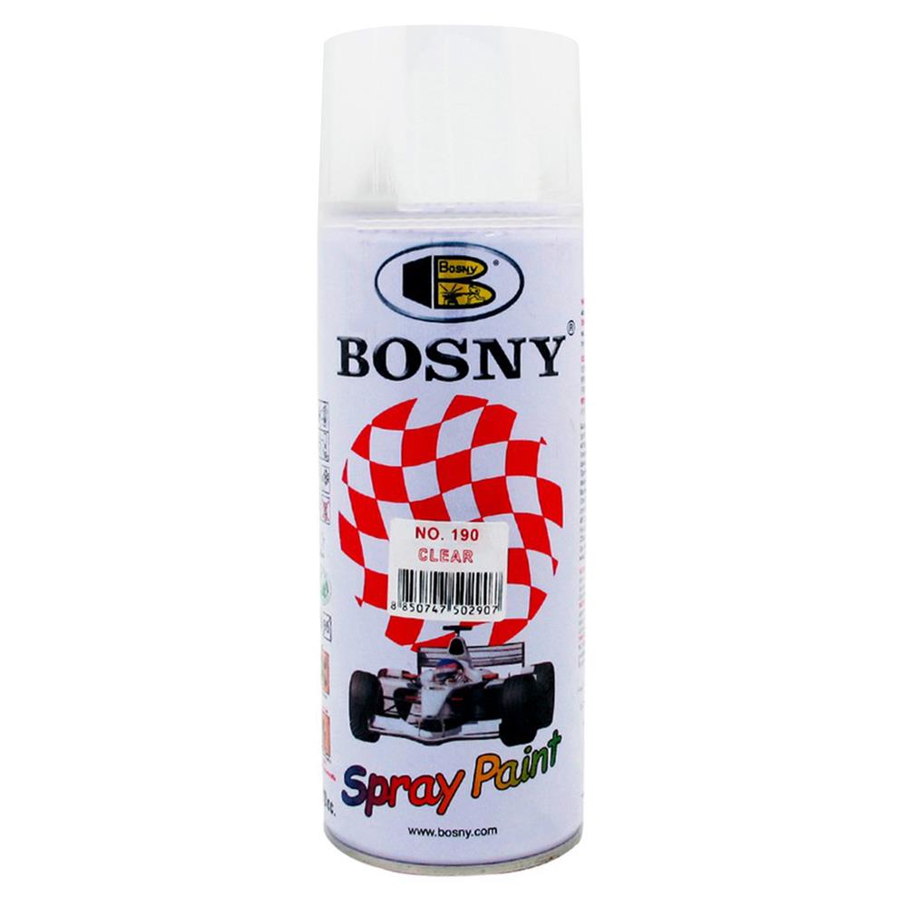 สีสเปรย์ BOSNY 190 สีใส 400 ซีซี