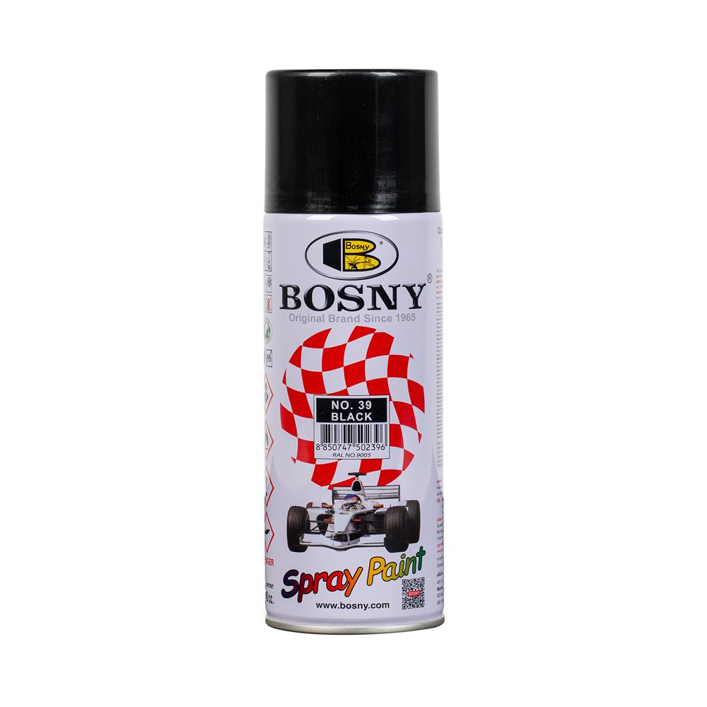 สีสเปรย์ BOSNY 39 สีดำ 400 ซีซี_1