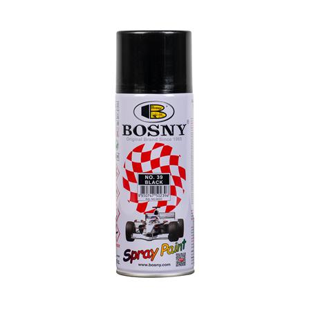 สีสเปรย์ BOSNY 39 สีดำ 400 ซีซี