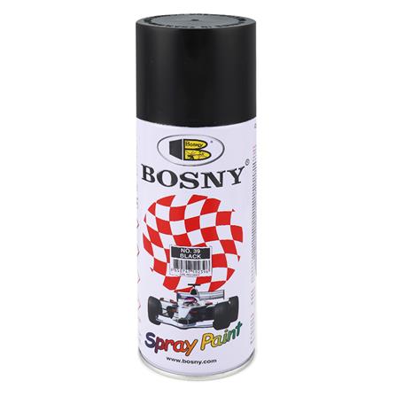 สีสเปรย์ BOSNY 39 สีดำ 400 ซีซี
