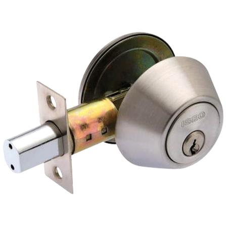 กุญแจลิ้นตาย 1 ด้าน ISON D7000SS สีสเตนเลส_0