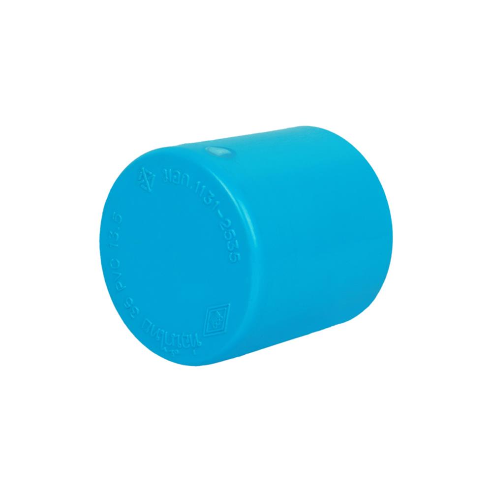 ฝาครอบ ท่อน้ำไทย 1 1/4" สีฟ้า