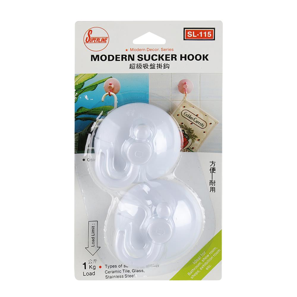 ขอแขวนกลมสุญญากาศ SUPERLINE SL115 แพ็ก 2 ชิ้น