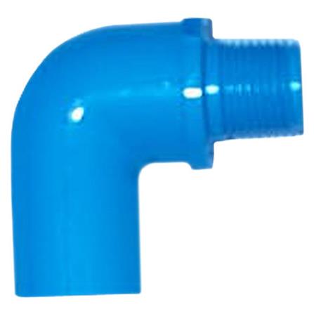 ข้องอเกลียวนอก ท่อน้ำไทย 1/2 นิ้ว สีฟ้า