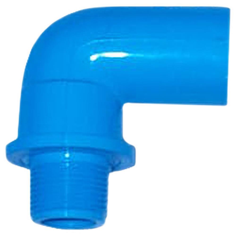 ข้องอเกลียวนอก ท่อน้ำไทย 3/4 นิ้ว สีฟ้า