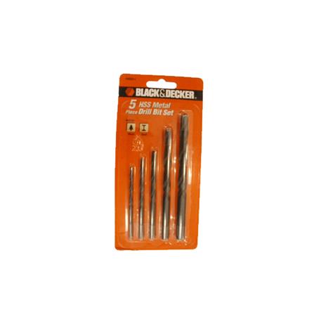 ดอกเจาะเหล็ก BLACK&DECKER แพ็ก 5 ชิ้น