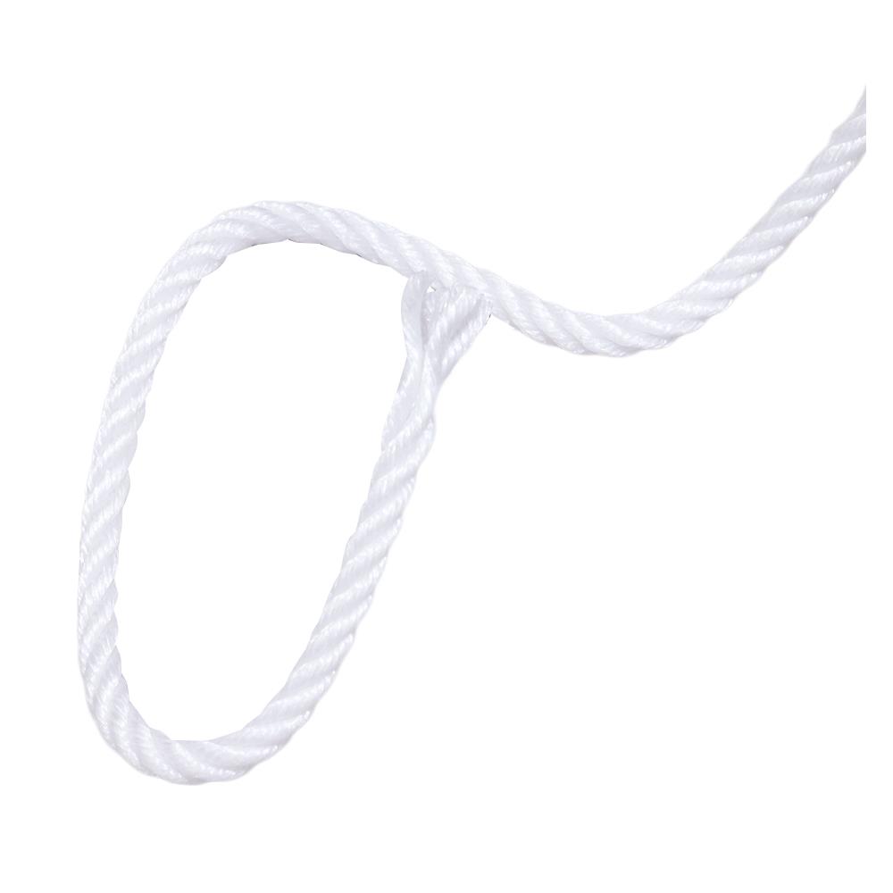 เชือกไนลอน 6 มม. x 180 ม. สีขาว