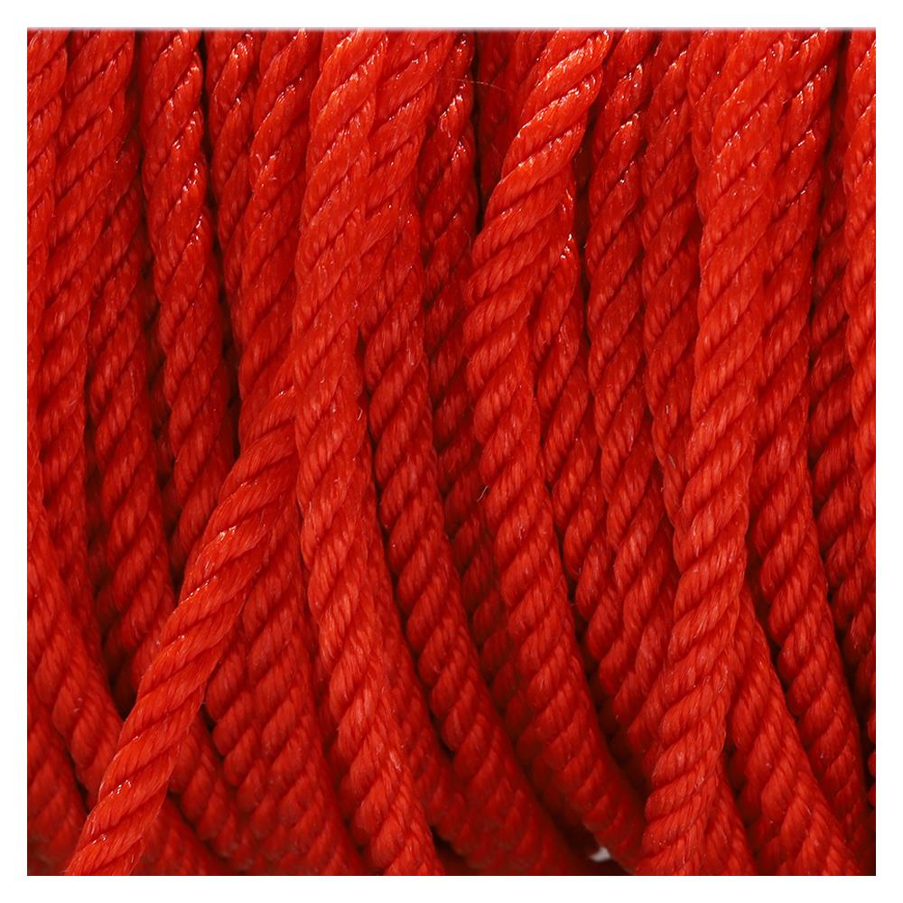 เชือกไนลอน 6 มม. x 180 ม. สีแดง